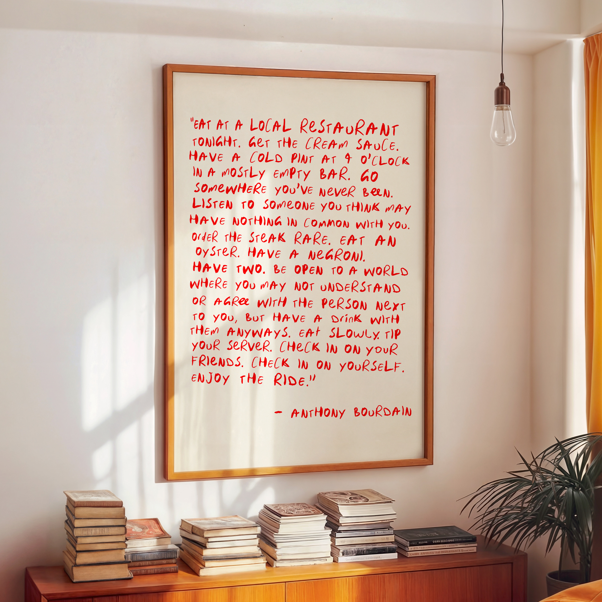 Anthony Bourdain Quote Print - Image 3