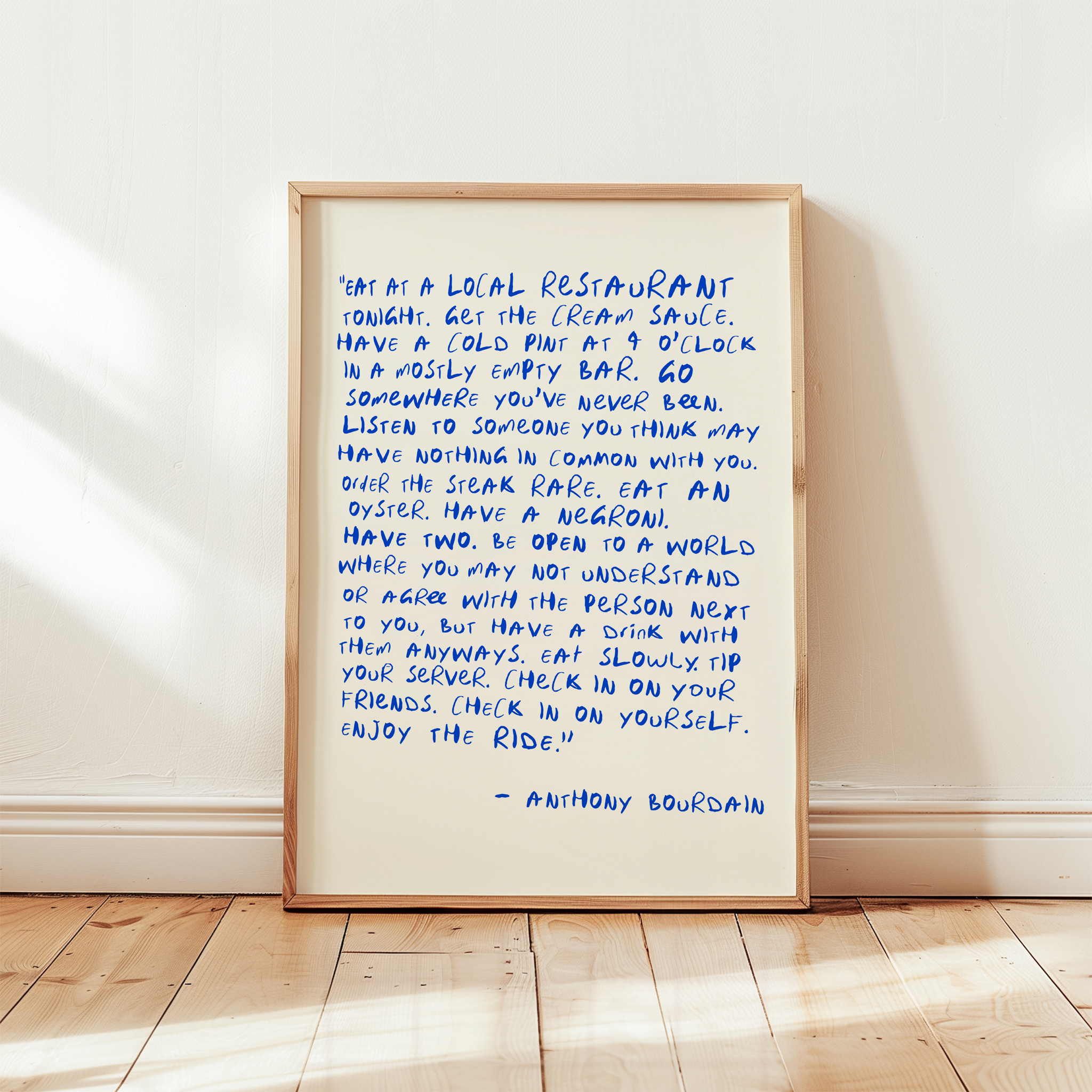 Anthony Bourdain Quote Print - Image 11